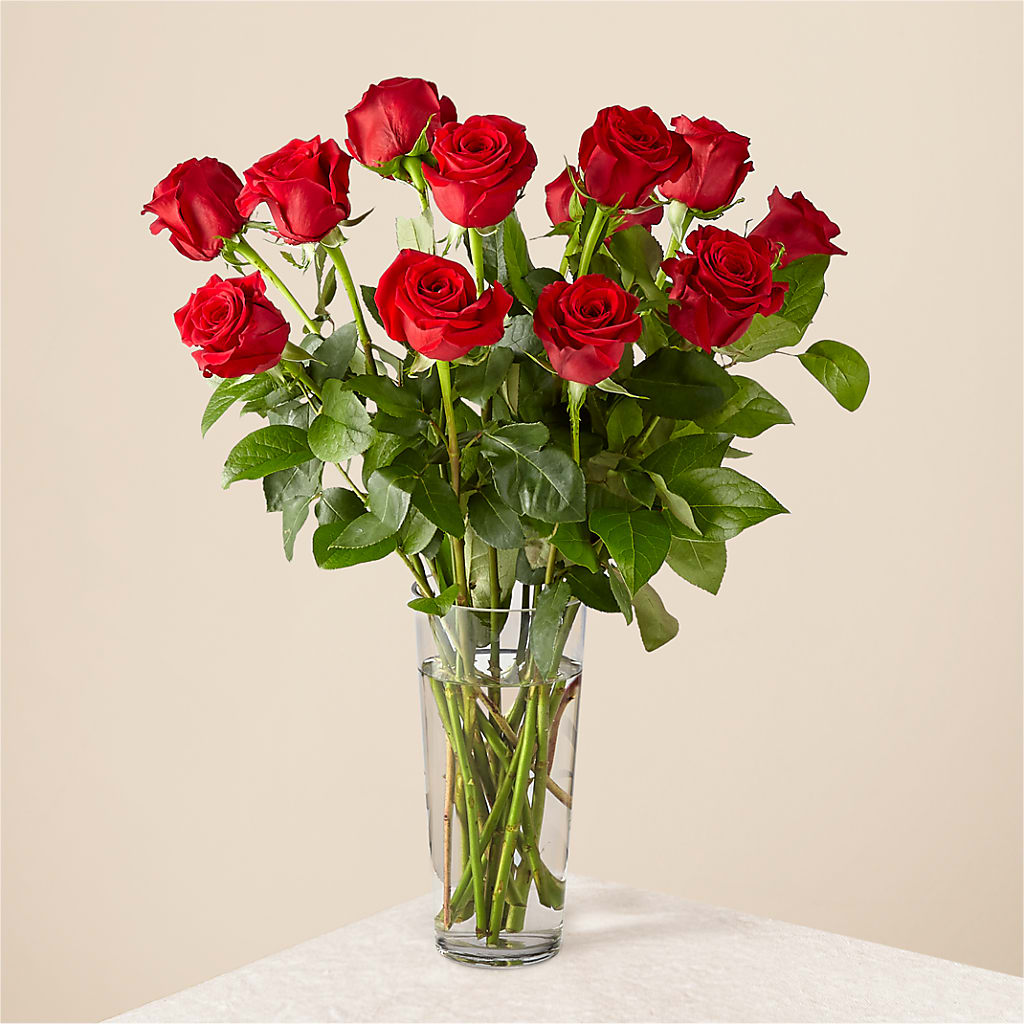 Long Stem Red Rose Bouquet – Magnolia Oaks Florist, Tyrone GA