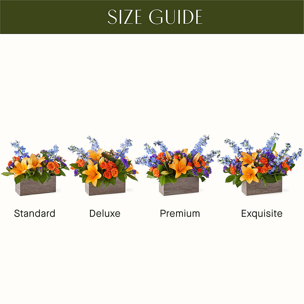 Radiant Citrus Box Bouquet – Magnolia Oaks Florist, Tyrone GA