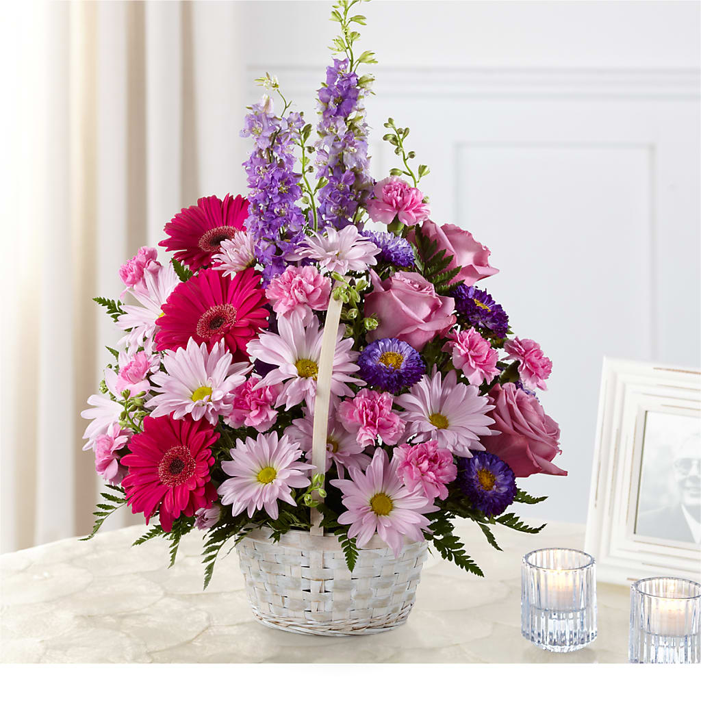 Pastel Peace Basket – Magnolia Oaks Florist, Tyrone GA