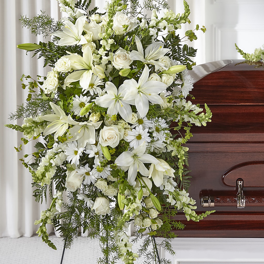 Loving Thoughts Standing Spray – Magnolia Oaks Florist, Tyrone GA