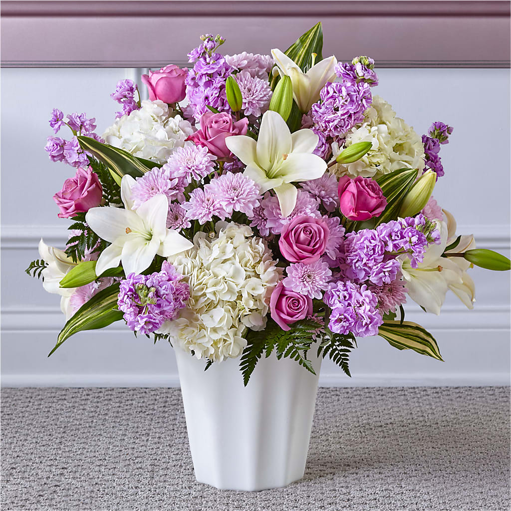 Heaven Sent Floor Basket – Magnolia Oaks Florist, Tyrone GA