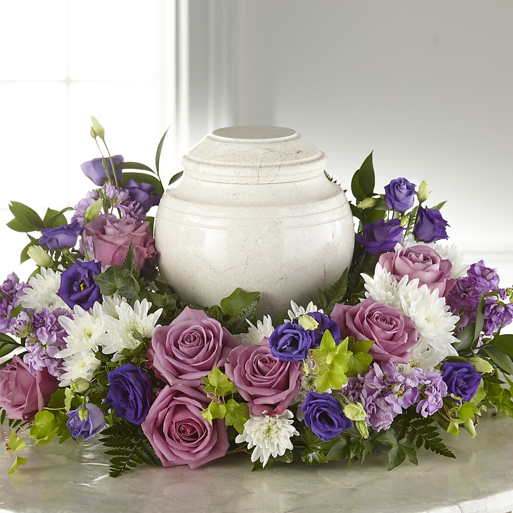 Blooming Sympathy Cremation Adornment – Magnolia Oaks Florist, Tyrone GA