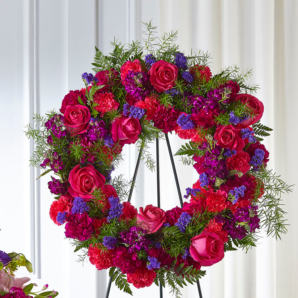 Calming Colors Wreath – Magnolia Oaks Florist, Tyrone GA