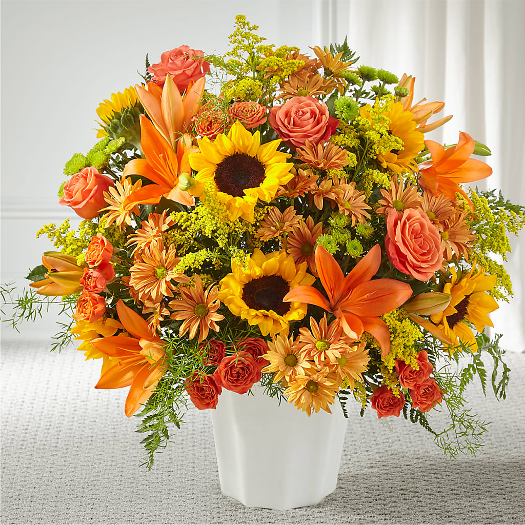Harvest Thoughts Floor Basket – Magnolia Oaks Florist, Tyrone GA