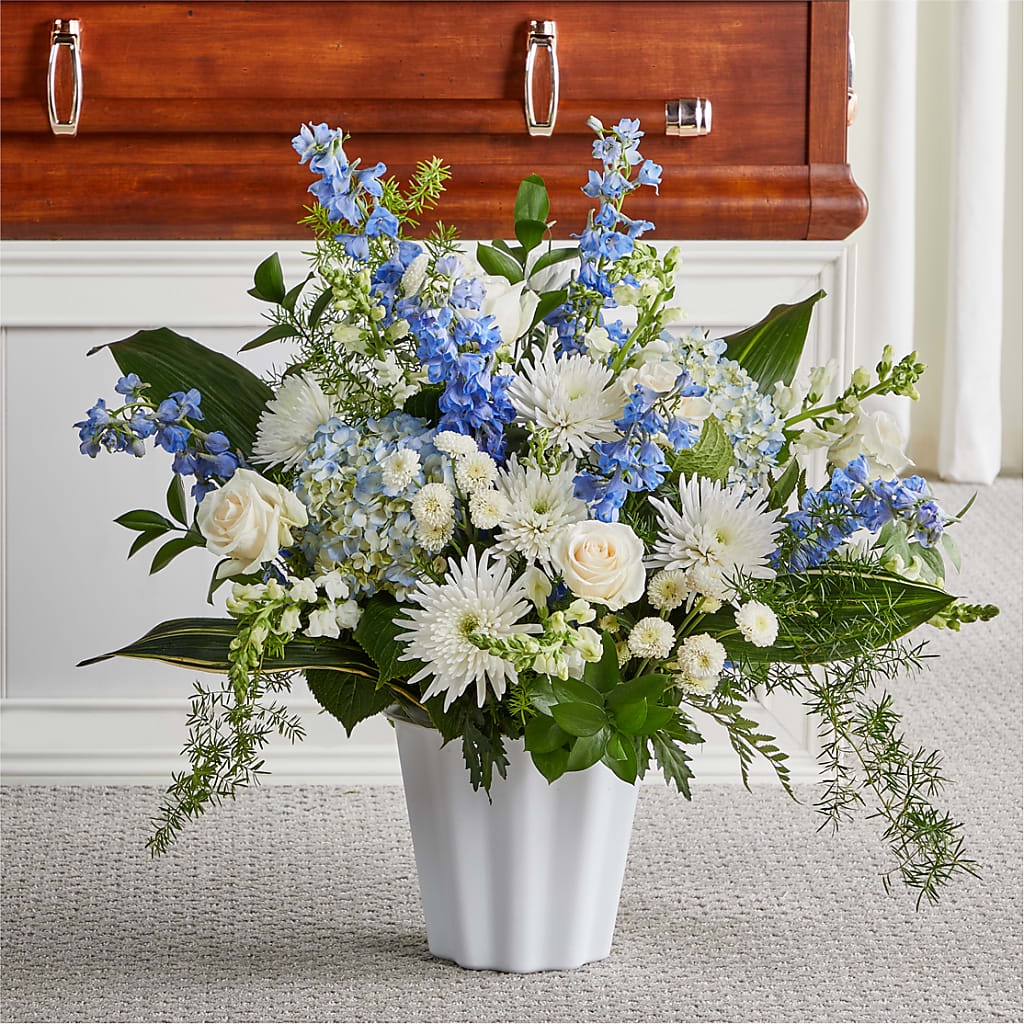 Everlasting Memories Floor Basket – Magnolia Oaks Florist, Tyrone GA