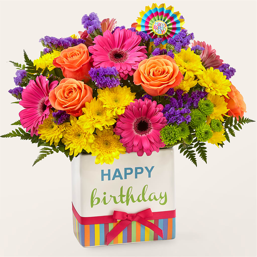 Birthday Brights Bouquet –  Magnolia Oaks Florist, Tyrone GA