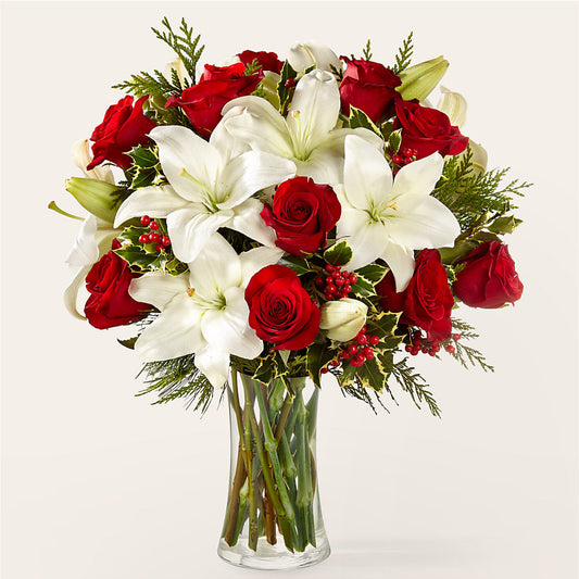 Sparkling Snowflakes Bouquet –  Magnolia Oaks Florist, Tyrone GA