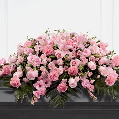 Garden of Comfort Casket Spray (Standard) –  Magnolia Oaks Florist, Tyrone GA