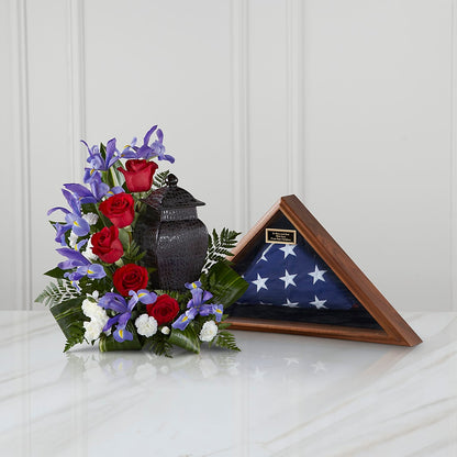 Patriotic Tribute Arrangement –  Magnolia Oaks Florist, Tyrone GA