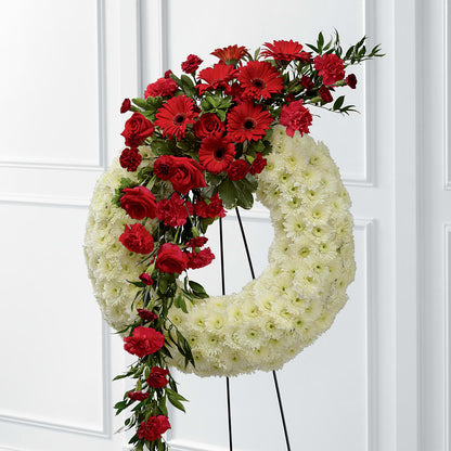 Graceful Tribute Wreath –  Magnolia Oaks Florist, Tyrone GA