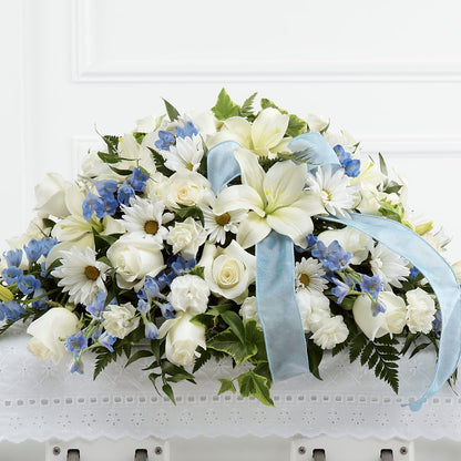 Tender Treasure Casket Spray –  Magnolia Oaks Florist, Tyrone GA
