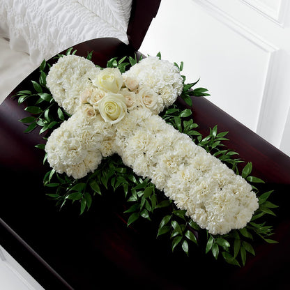 Peaceful Memories Casket Spray (Standard) –  Magnolia Oaks Florist, Tyrone GA