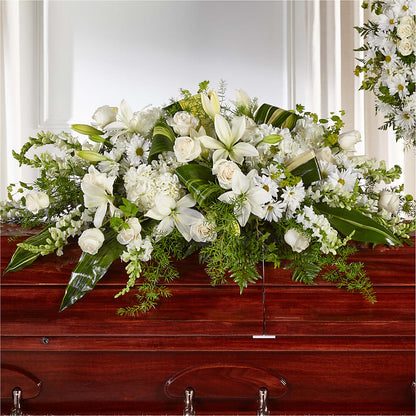 Abundance Casket Spray –  Magnolia Oaks Florist, Tyrone GA