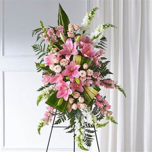 Elegant Embrace Standing Spray –  Magnolia Oaks Florist, Tyrone GA
