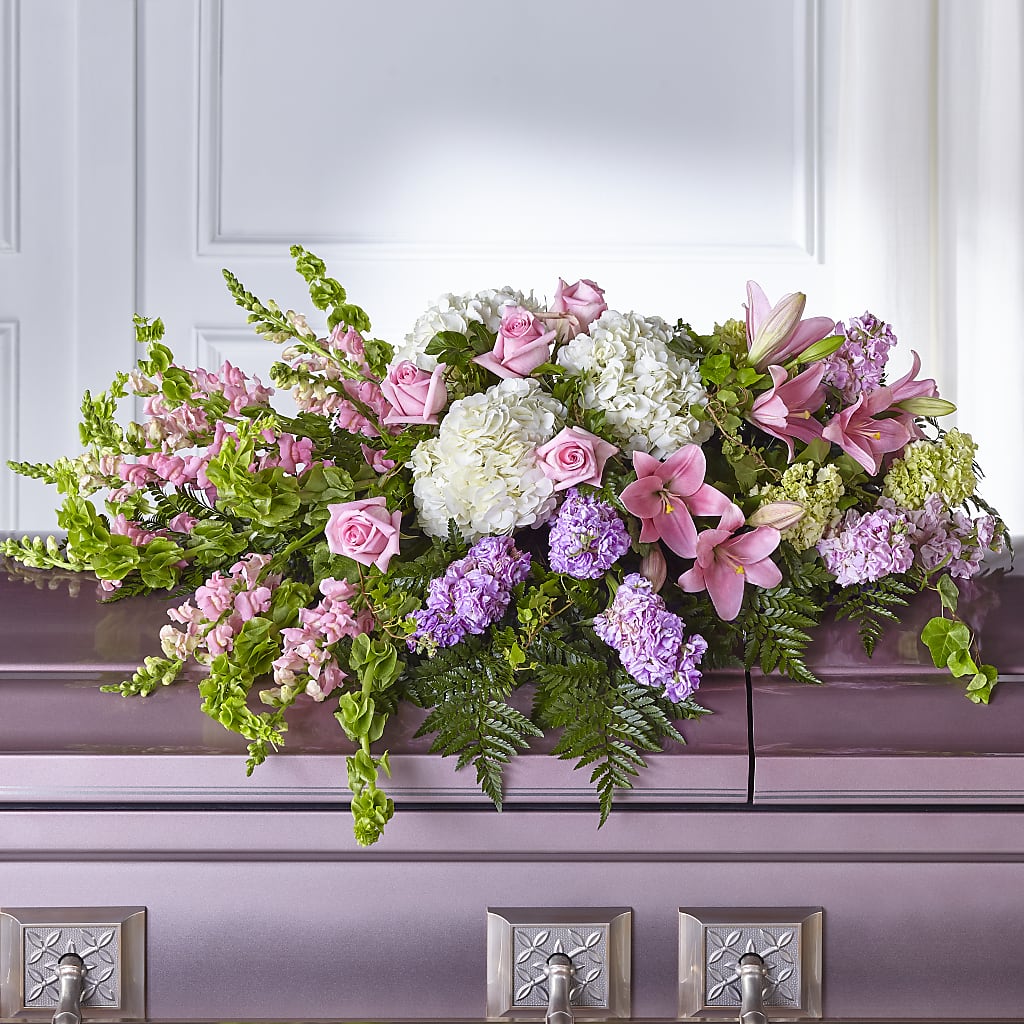 Life's Gratitude Casket Spray –  Magnolia Oaks Florist, Tyrone GA