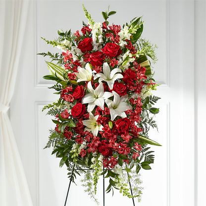 Everlasting Memory Standing Spray –  Magnolia Oaks Florist, Tyrone GA