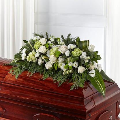 Hopeful Gesture Casket Spray –  Magnolia Oaks Florist, Tyrone GA