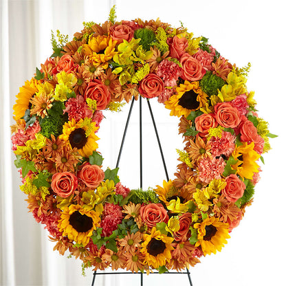 Autumnal Memories Wreath (Standard) –  Magnolia Oaks Florist, Tyrone GA