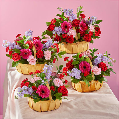 Pink Picnic Basket –  Magnolia Oaks Florist, Tyrone GA