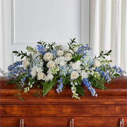 Timeless Essence Casket Spray –  Magnolia Oaks Florist, Tyrone GA