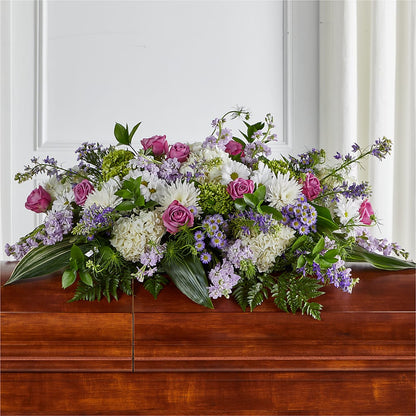 Meadows of Serenity Casket Spray –  Magnolia Oaks Florist, Tyrone GA