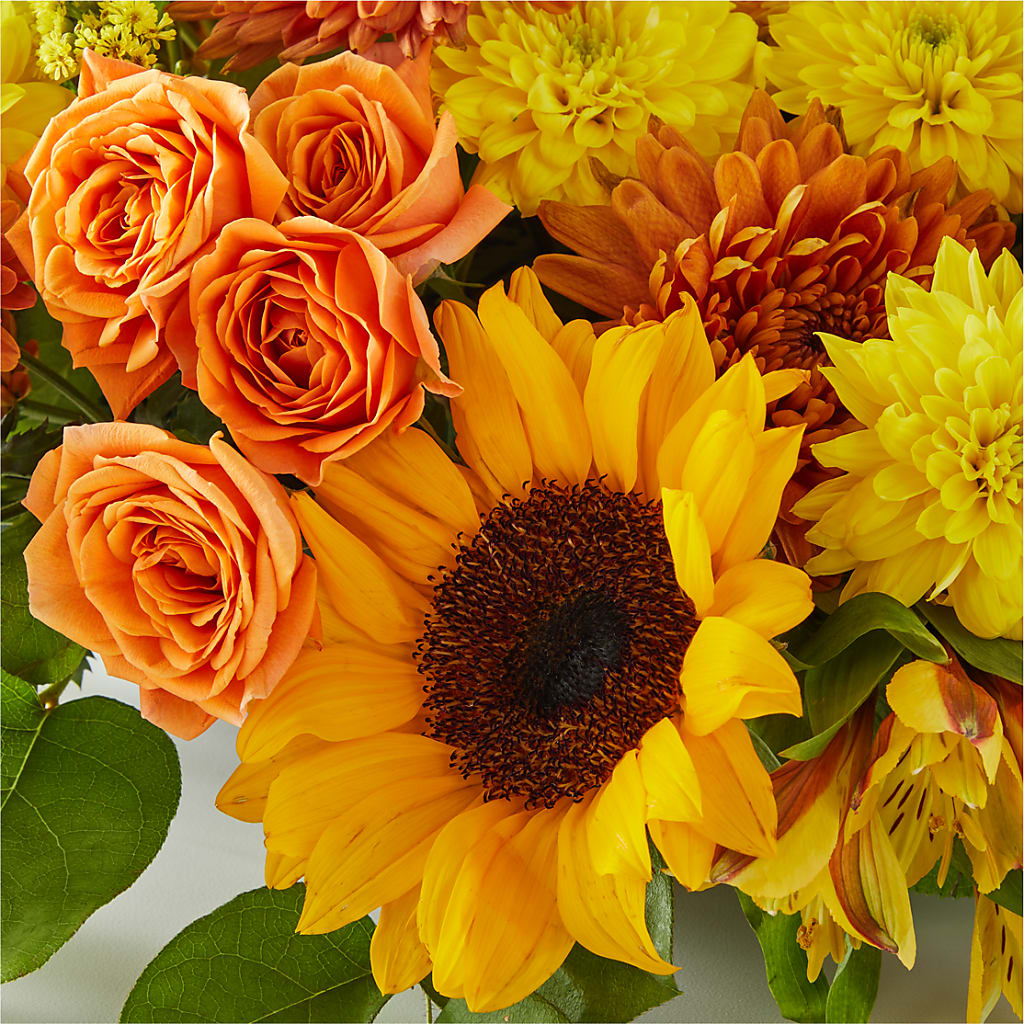 Autumn Harmony Centerpiece –  Magnolia Oaks Florist, Tyrone GA