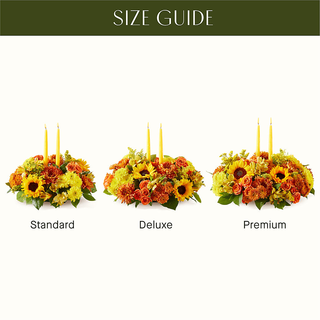 Autumn Harmony Centerpiece –  Magnolia Oaks Florist, Tyrone GA