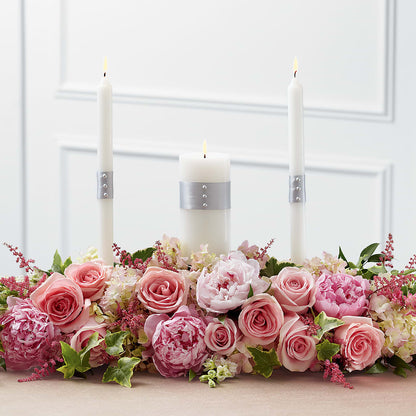 Worldwide Romance Unity Candle Arrangement –  Magnolia Oaks Florist, Tyrone GA