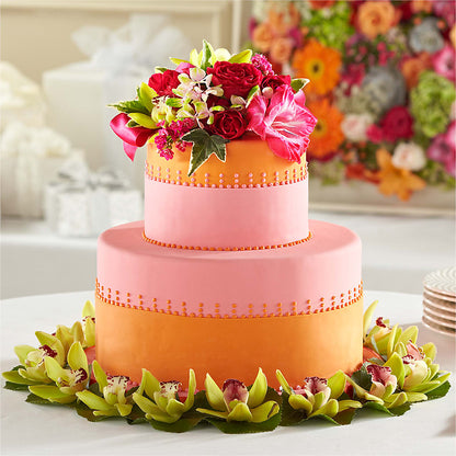 Sweet Citrus Cake Decor –  Magnolia Oaks Florist, Tyrone GA