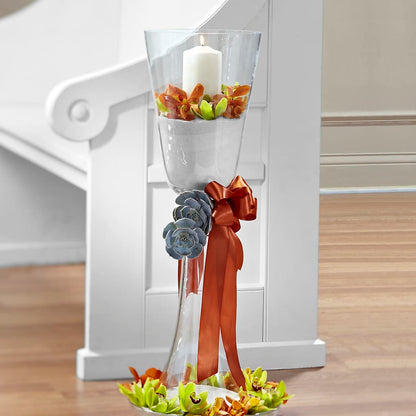 Matrimony Pew Decor –  Magnolia Oaks Florist, Tyrone GA